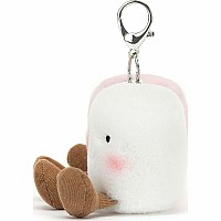 JellyCat Amuseables Pair Of Marshmallows Bag Charm