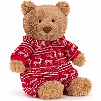 Bartholomew Bear Winter Pyjamas