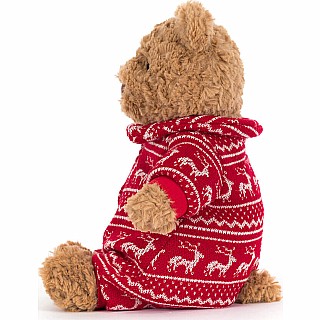 Bartholomew Bear Winter Pyjamas