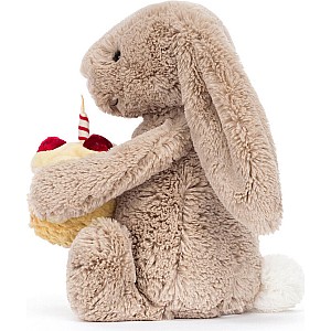 Bashful Beige Bunny Birthday
