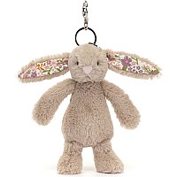 Blossom Beige Bunny 'Petal' Bag Charm