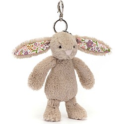 Blossom Beige Bunny 'Petal' Bag Charm