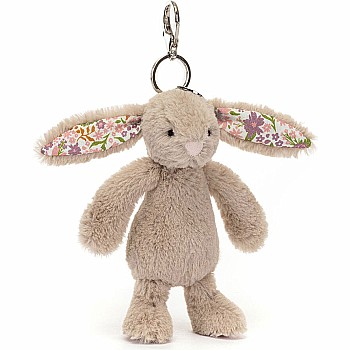 Blossom Beige Bunny 'Petal' Bag Charm