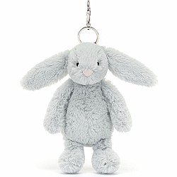 Bashful Silver Bunny Bag Charm