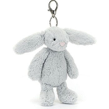 Bashful Silver Bunny Bag Charm