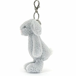 Bashful Silver Bunny Bag Charm