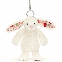 Blossom Cream Bunny 'Berry' Bag Charm