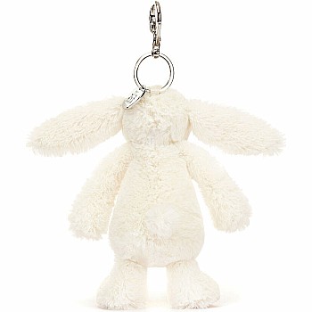 Blossom Cream Bunny 'Berry' Bag Charm