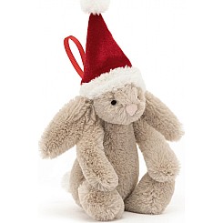 Bashful Christmas Bunny Decoration