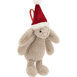 Bashful Christmas Bunny Decoration