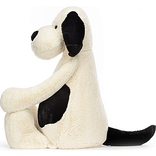 Bashful Black & Cream Puppy Giant