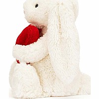 Bashful Red Love Heart Bunny Original