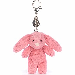 Bashful Bunny Pink Bag Charm