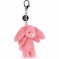 Bashful Bunny Pink Bag Charm