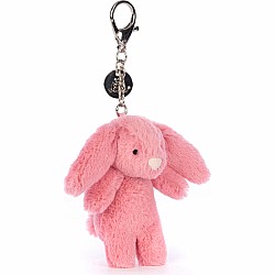 Bashful Bunny Pink Bag Charm