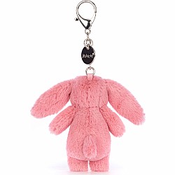 Bashful Bunny Pink Bag Charm