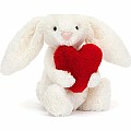 Jellycat Bashful Red Love Heart Bunny Little