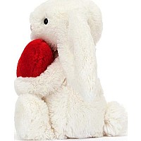 Bashful Red Love Heart Bunny Little