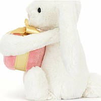 JellyCat Bashful Bunny With Present