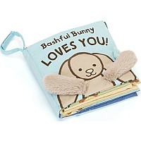 Jellycat Bashful Bunny Loves You Fabric Book