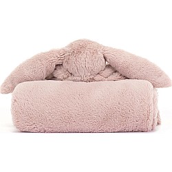 Bashful Luxe Bunny Blankie, Pink