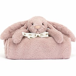 Bashful Luxe Bunny Blankie, Pink