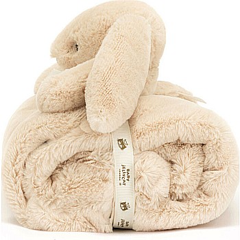 Bashful Luxe Bunny Blankie, Beige