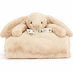 Bashful Luxe Bunny Blankie, Beige