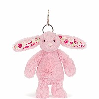 Blushkin Blossom Bunny Bag Charm