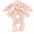 Jellycat Bashful Blush Bunny Ring Rattle