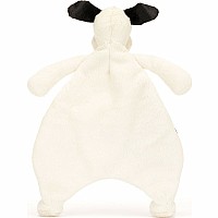 Jellycat Bashful Black and Cream Puppy Comforter