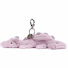 Lavender Dragon Bag Charm - Jellycat