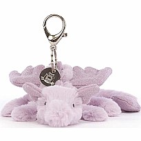 Lavender Dragon Bag Charm