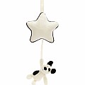 Bashful Black and Cream Puppy Musical Pull
