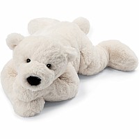 JellyCat Perry Polar Bear Lying