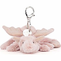 Rose Dragon Bag Charm