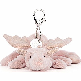 Rose Dragon Bag Charm