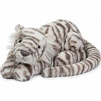 Jellycat Sacha Snow Tiger Medium