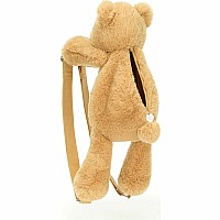 JellyCat Smudge Bear Backpack