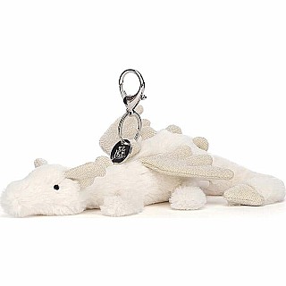 Snow Dragon Bag Charm