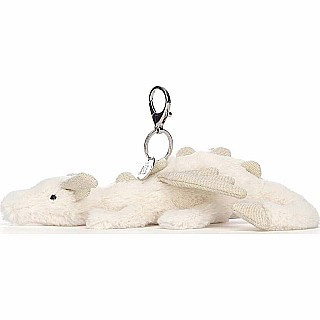 Snow Dragon Bag Charm