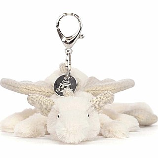 Snow Dragon Bag Charm