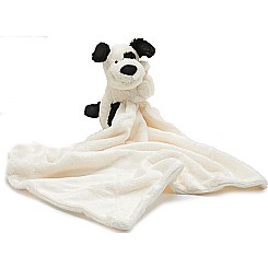 Bashful Black & Cream Puppy Soother