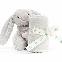 Jellycat Bashful Grey Bunny Soother