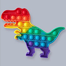 Pop Fidgets Dinosaur Rainbow