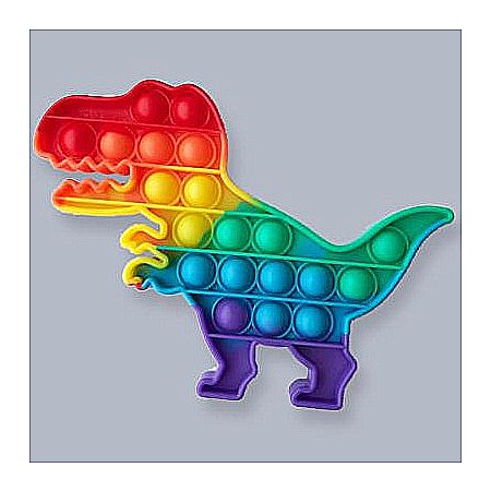 Pop Fidgets Dinosaur Rainbow