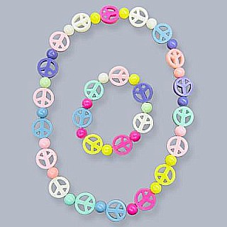 Kiddie Necklace-Bracelet Sets 634