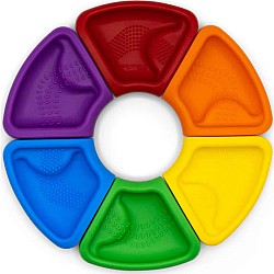 Silicone Color Wheel, Rainbow