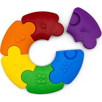 Silicone Color Wheel, Rainbow