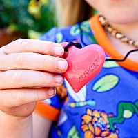 Heart Pendant (Watermelon Pink)